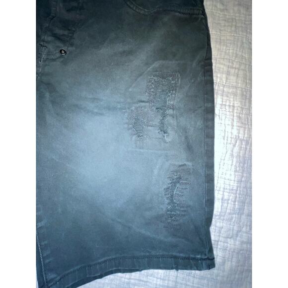 PRPS Goods & Co. Men's Black Jean Denim Shorts - Sz 38 - Challenger Fit - EUC - Picture 14 of 14